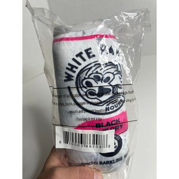 NEW WHITE PAW Black Cherry Dog Pet Toy Squeaker - Picture 1 of 4